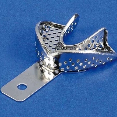 PEDO Dental Impression Trays 6-Piece PEDO Pediatric Dental Impression Tray Set - Stainless Steel, Perforated Pediatric Dental Trays Set