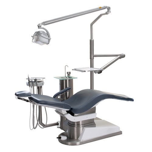 Dental treatment unit with chair - D2-SAE - DKL CHAIRS GmbH - compact / with hygiene system / with delivery system