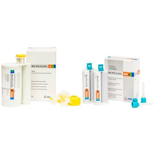 Vinyl polysiloxane dental material - Bonasil A+ Mono - DMP - for impression trays / for dental inlays / for dental onlays