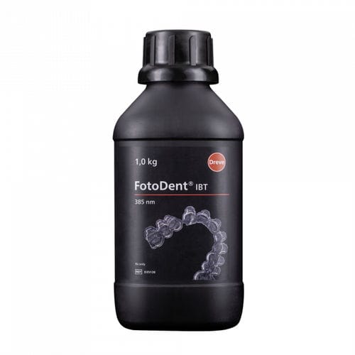 Resin dental material - FotoDent® IBT - Dreve Dentamid GmbH   - for 3D printing / for orthodontic brackets / transparent