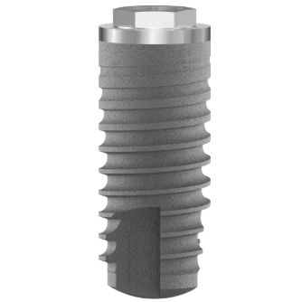 Cylindrical dental implant - BLT II - EBI Inc.   - titanium / external