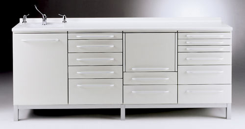 Storage cabinet - BIJOU - edarredo. - for dental instruments / for dental clinics / with sink