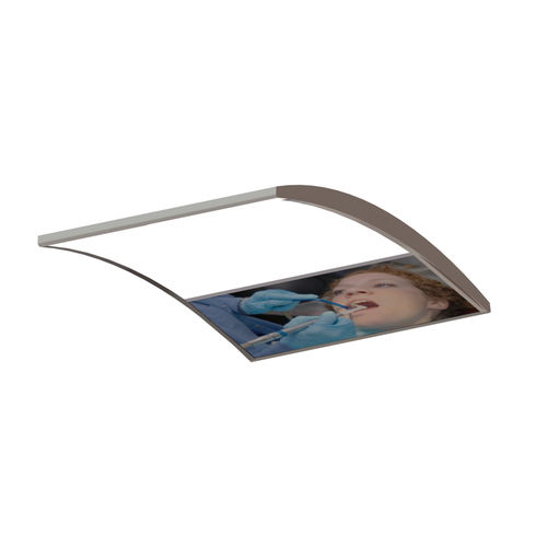 Ceiling-mounted lighting - LUXIMA'LED V2 - EKLER   - hospital / LED / with multimedia terminal
