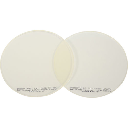Impression tray dental material - Erkoplast PLA-T - ERKODENT Erich Kopp - transparent / biocompatible