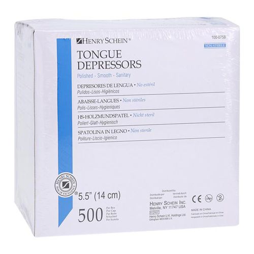 Wooden tongue depressor - 1000758  - Henry Schein
