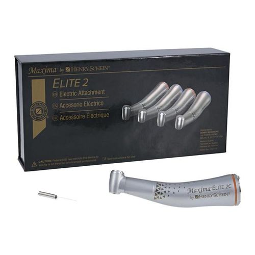 Dental contra-angle - Maxima ELITE 2C - Henry Schein - air / multiplier / autoclavable