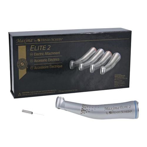 Dental contra-angle - Maxima ELITE 2  - Henry Schein - air / direct / autoclavable