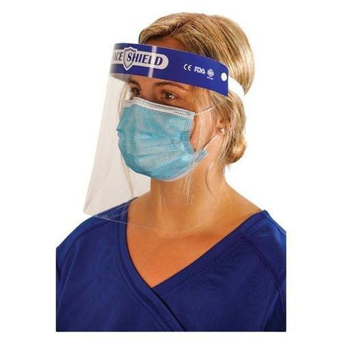 PU foam face-shield - 1381582 - Henry Schein - with eye protection / filter-less / full-face