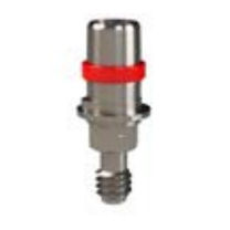 Zirconia implant abutment - 7540 - IDI - internal / straight / Ti-base