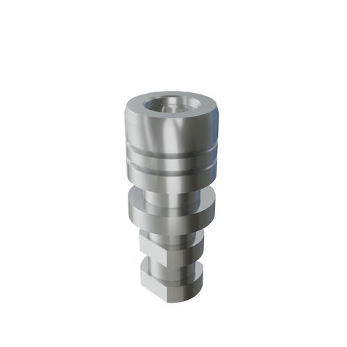 Stainless steel dental implant analog - 2350 - IDI - straight