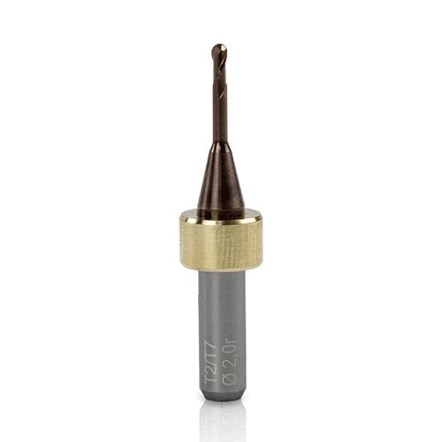 Dental burr - T2/T7 - imes-icore GmbH - metal / milling / short