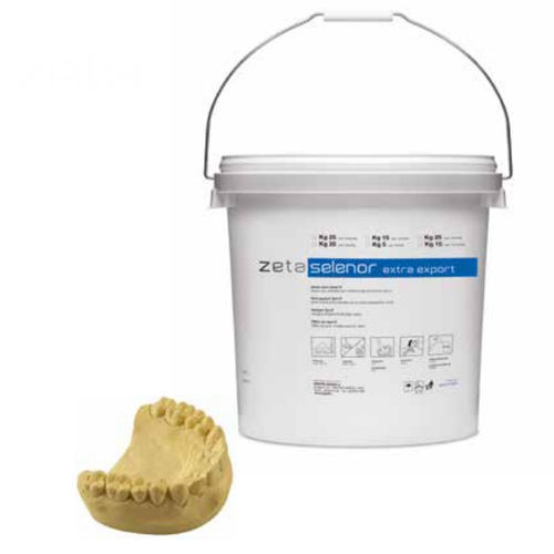 Stone dental material - zeta selenor extra export - INDUSTRIA ZINGARDI SRL   - for dental laboratories / modeling / powder