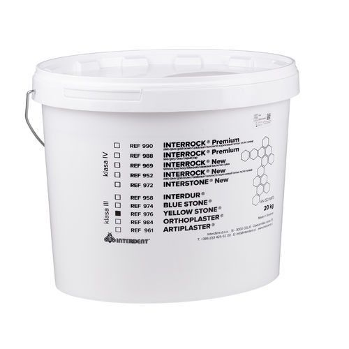 Plaster dental material YELLOW Tip III INTERDENT d.o.o. for