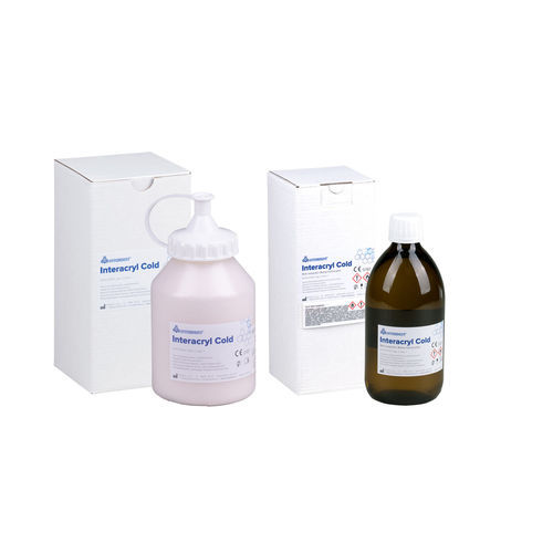 Acrylic dental material - INTERACRYL COLD - Interdent - for dental restorations / powder / liquid