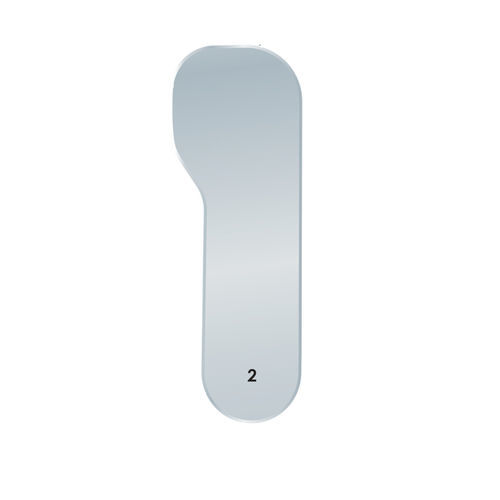 Dental photography mirror - FSFDM02 - Jakobi Dental GmbH - lateral / stainless steel / front surface