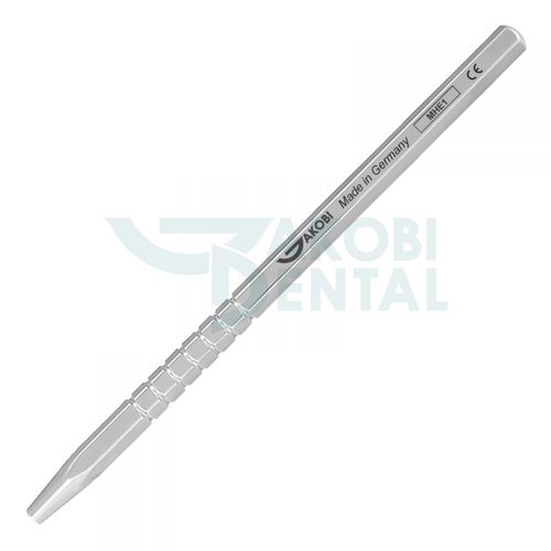 Stainless steel dental mirror handle - MHE1 - Jakobi Dental GmbH - hexagonal
