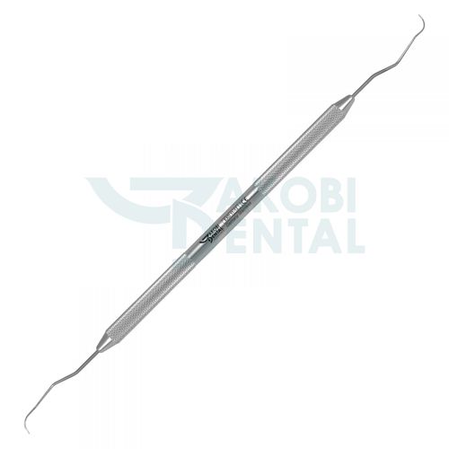 Diagnostic dental explorer - EXD11/12 - Jakobi Dental GmbH - double-ended / stainless steel / standard handle