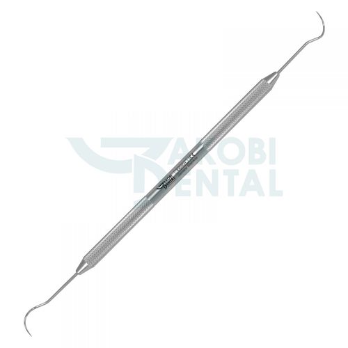 Diagnostic dental explorer - EXD3CH - Jakobi Dental GmbH - double-ended / stainless steel / standard handle