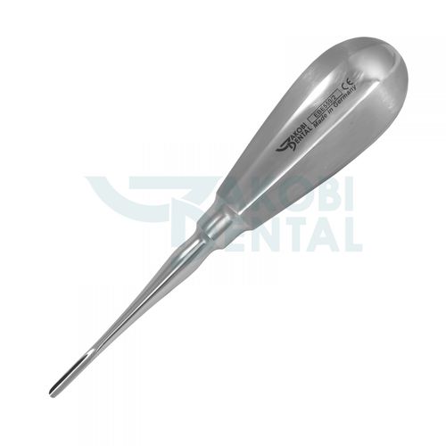 Straight dental elevator - EBE559/2 - Jakobi Dental GmbH - stainless steel / Bein