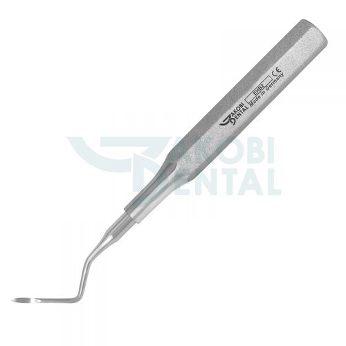 Double-ended dental root elevator - EHB2 - Jakobi Dental GmbH - Heidbrink / stainless steel / non slip Handle