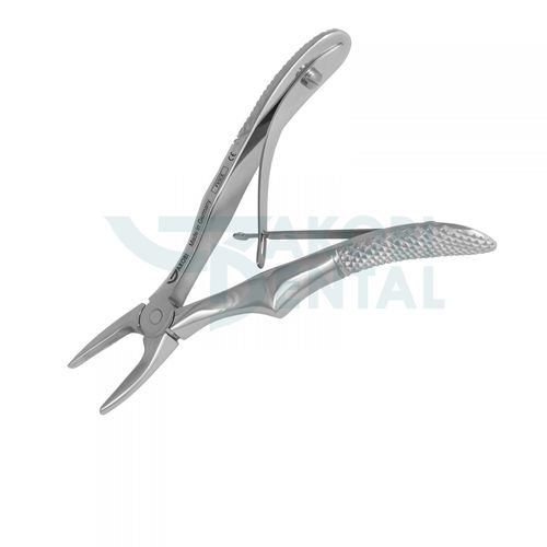 Pediatric dental extraction forceps - FX5CE - Jakobi Dental GmbH - for upper incisors / English pattern