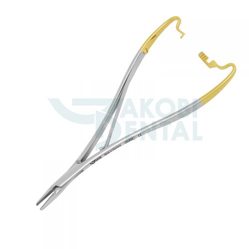Dental surgery needle holder - NHLBPSE - Jakobi Dental GmbH - Lichtenberg / tungsten carbide / stainless steel
