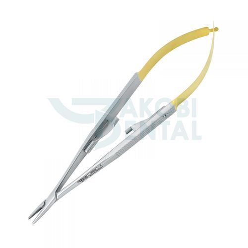 Dental surgery needle holder - NH5020 - Jakobi Dental GmbH - Castroviejo / tungsten carbide