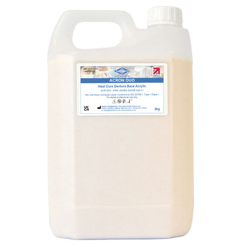 Acrylic dental material Acron Duo KEMDENT ASSOCIATED DENTAL