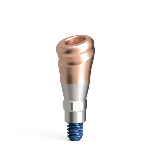 Titanium implant abutment PrimeLOC BioniQ QR LASAK ceramic