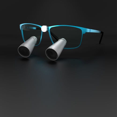 Glasses-type surgical loupe - VISIONX 3.8 - I.C.Lercher