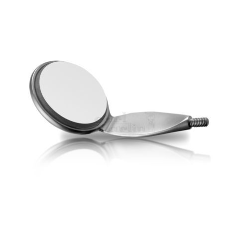 Dental mirror - 470/4 - Carl Martin GmbH   - double-sided / rhodium