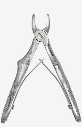 Pediatric dental extraction forceps - 2600/101 - MEDESY s.r.l.   - for upper incisors / English pattern