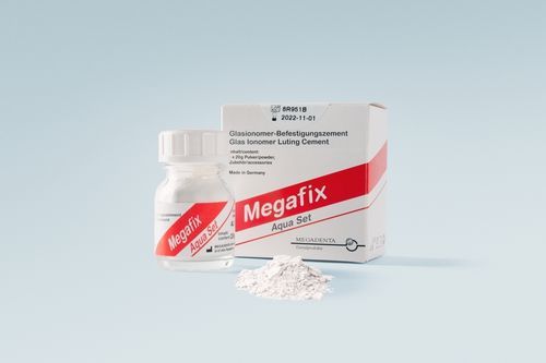 Dental bridge cement - Megafix - MEGADENTA Dentalprodukte GmbH   - for dental crowns / for dental inlays / for dental restorations