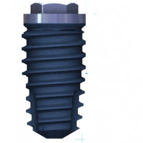 Cylindrical dental implant - AnyOne - Megagen Implant - titanium / external hexagon