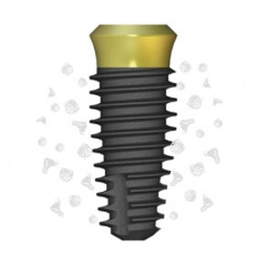 Cylindrical dental implant - Anyone - Megagen Implant - titanium / internal / one-stage