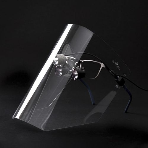 Anti-fog coating face-shield - Optergo ViShield™ set XL - Optergo AB