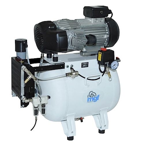 Medical compressor - 50/15 PRIME M - MGF Compressors - dental / membrane / 3-workstation