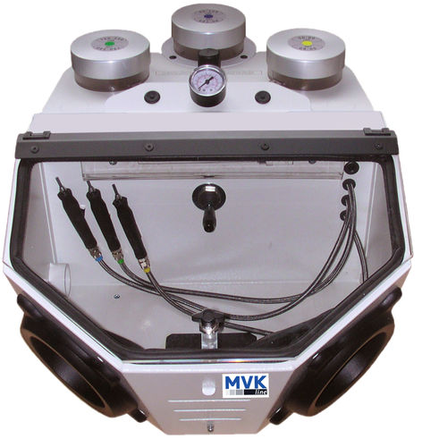 Manual sandblaster - SG-3 - MVK-line - 3-tank / precision