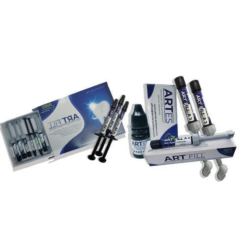 Hybrid dental material - ART FLOW - Nais Ltd.   - flowable composite / for dental laboratories / for dentures polishing