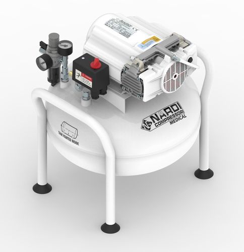 Medical air compressor - Esprit 2V 25L - NARDI COMPRESSORI S.r.l.   - dental / laboratory / for CAD/CAM applications