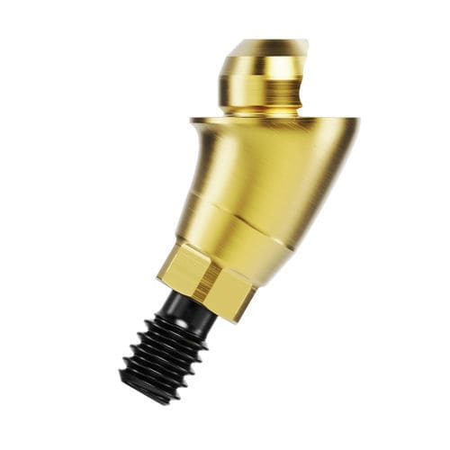 Titanium implant abutment - 300190 - Nobel Biocare Services AG   - conical / internal / angled
