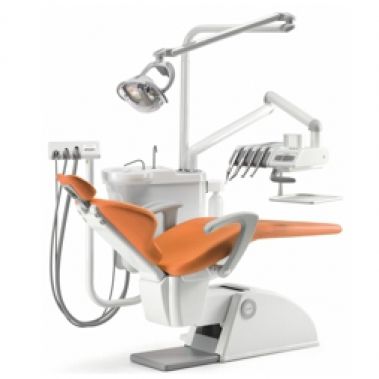 Dental treatment unit with electropneumatic chair - Linea Esse Start - O.M.S. S.p.A. OFFICINE MECCANICHE SPECIALIZZATE   - compact / with delivery system / with LED light