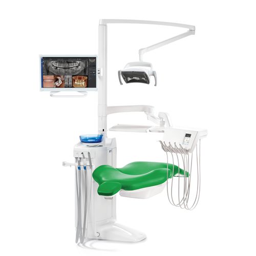Dental treatment unit with chair - Compact™ i Classic - Planmeca - compact / with monitor / with hygiene system