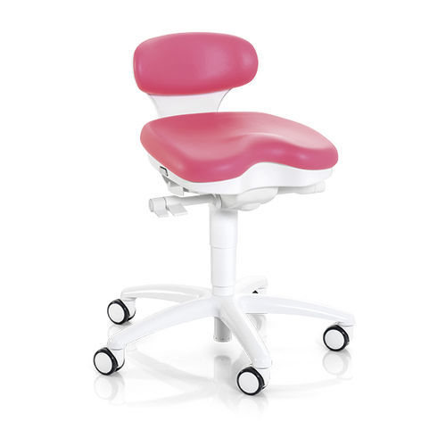 Dental stool - Lumo™  - Planmeca - height-adjustable / tilting / rotating