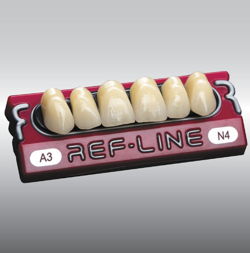 Acrylic dental prosthesis - REF-LINE  - POLIDENT d.o.o.   - anterior teeth / posterior teeth