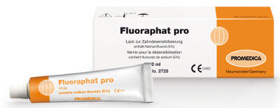 Fluoride varnish dental material - Fluoraphat pro - Promedica Dental Material GmbH   - for root canal sealing / white / transparent