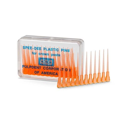 Dental pin - Spee-Dee™ - Pulpdent Corporation   - plastic / straight / tapered