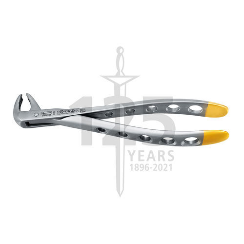 Lower molar dental extraction forceps - 140-73AD - A. Schweickhardt - English pattern