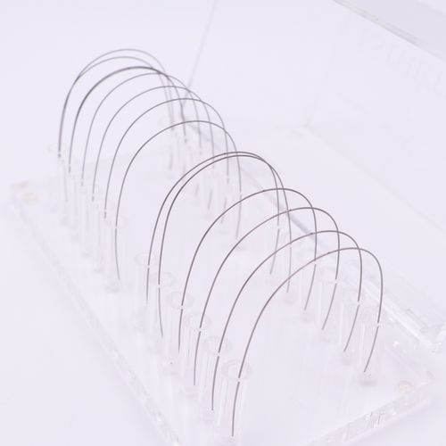 Round orthodontic archwire 604004 series SDC titanium