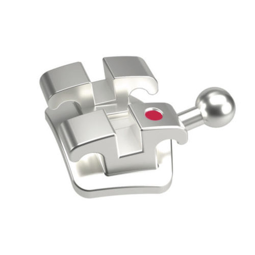 Metal orthodontic bracket - Intro - SIA ORTHODONTIC MANUFACTURER - mini / direct bonding